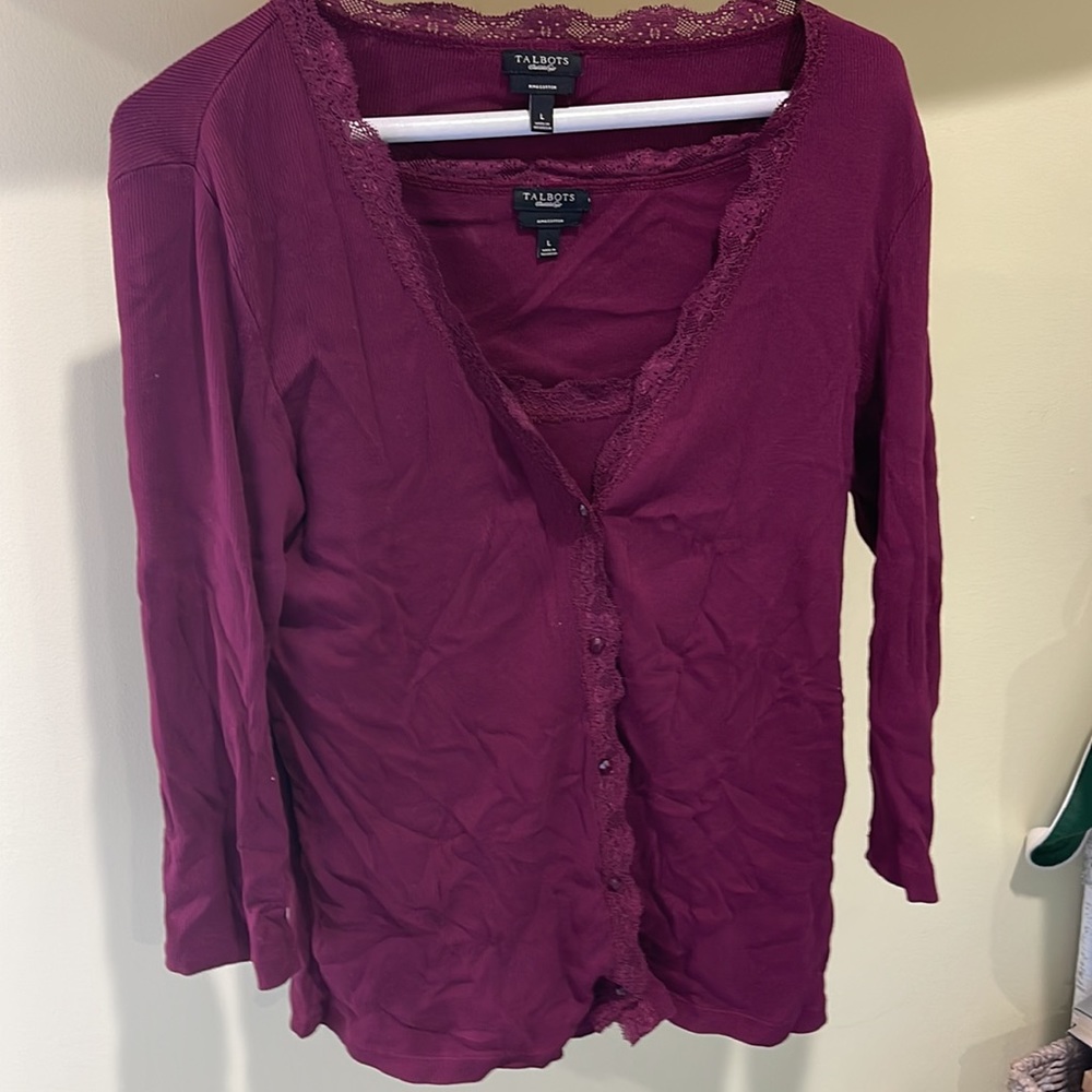 Talbots Sweater set.  Size L   Gently Used
